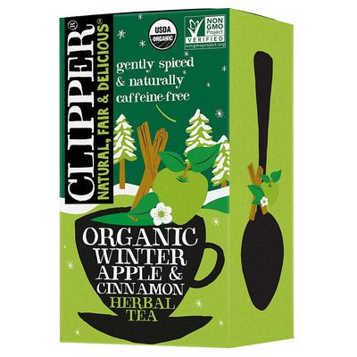 Clipper Organic Winter Apple & Cinnamon Herbal Tea, 20 Tea Bags Clipper Organic Winter Apple & Cinnamon Herbal Tea, 20 Tea Bags