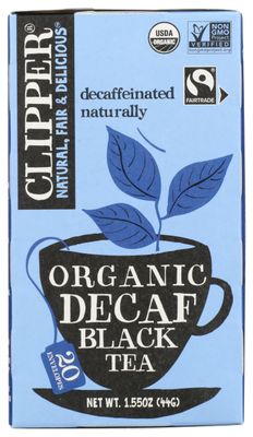 Clipper Organic Decaf Black Tea, 20 Tea Bags Clipper Organic Decaf Black Tea, 20 Tea Bags