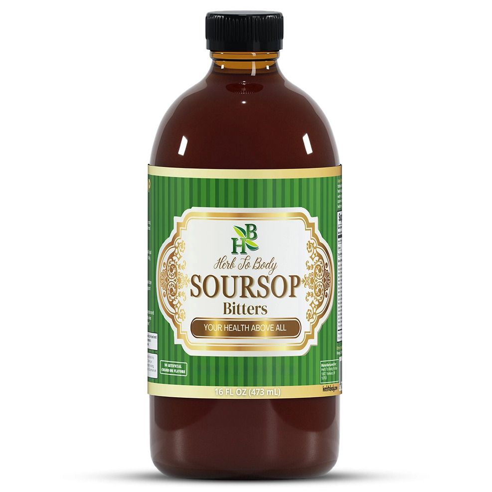 Herb To Body, Soursop Bitters, 16 fl. oz Herb To Body, Soursop Bitters, 16 fl. oz