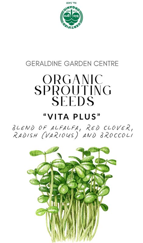 GGC Organic Sprouting Seeds 100g