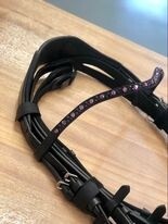 Waldhausen Bridle Xline Black Cranberry -Cob