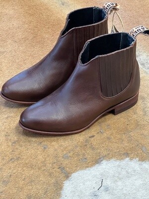 Dark Brown Ankle Boots 8c
