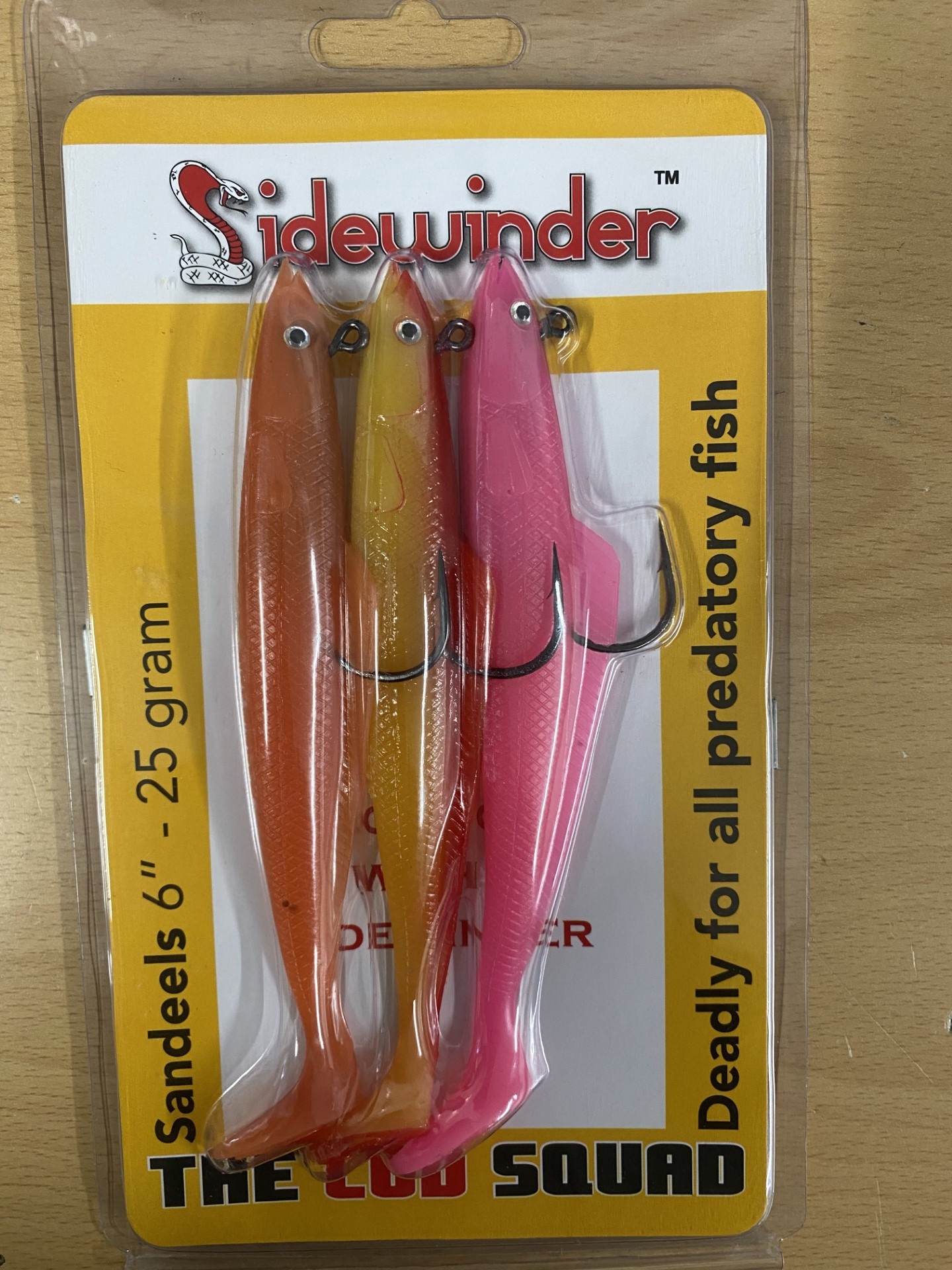 Sidewinder 6" Sandeels *Various Colours* - Picture 13 of 14