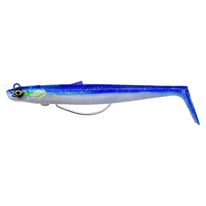 Savage Gear Sandeel V2 Weedless 11.5CM 22G, Size: Blue Pearl Sliver