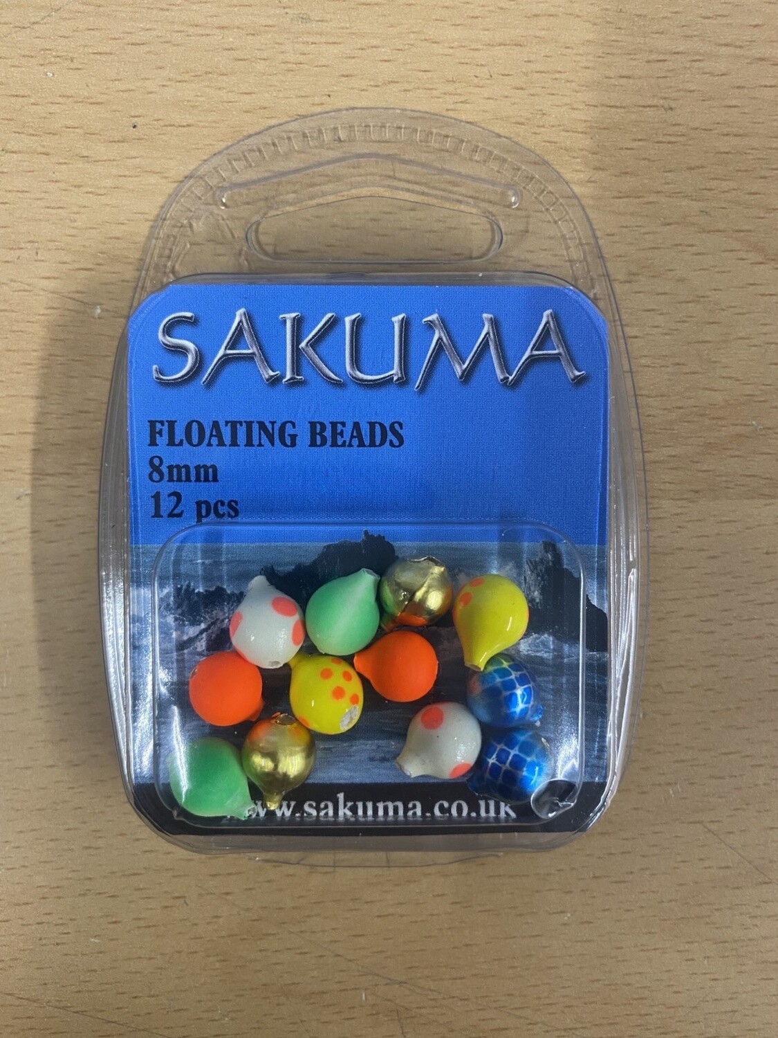 SAKUMA FLOATING BEADS VARIOUS SIZES, Size: 8MM