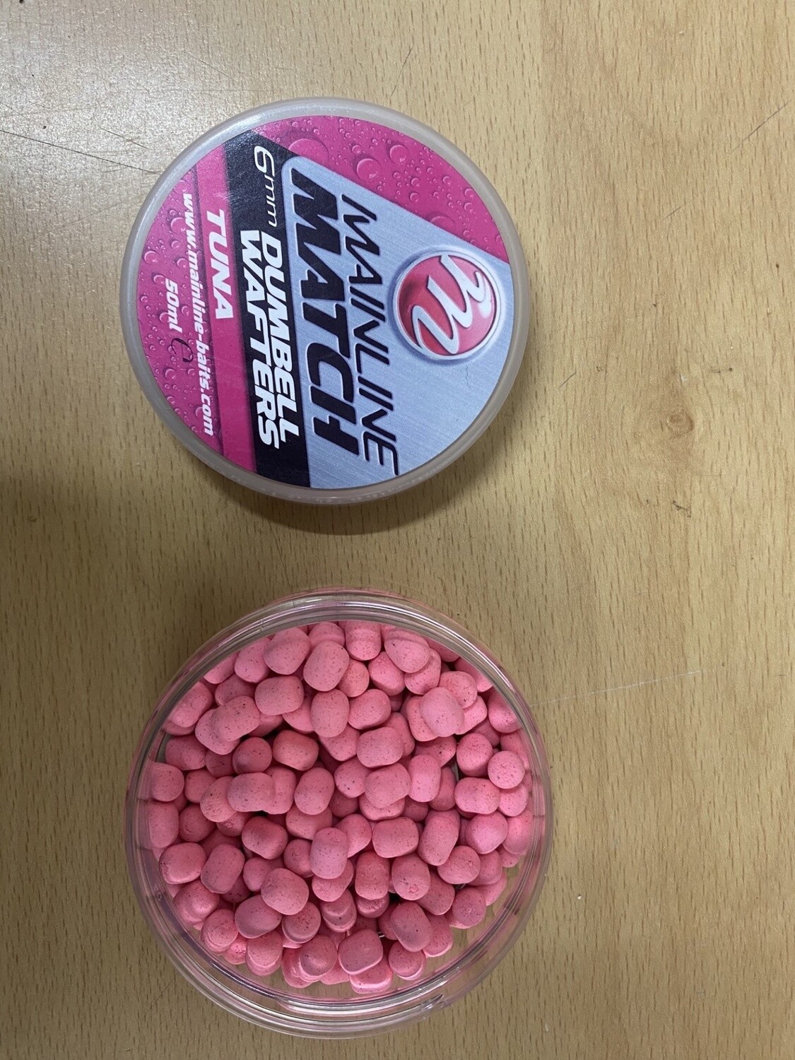 Mainline Match 6mm Dumbell Wafters * 50ml * 6 Flavours, Flavour: 6mm Tuna
