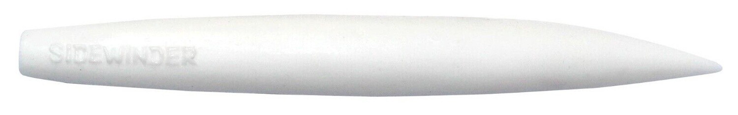Sidewinder Bass Sticks 6 Inch, Colour: Bone White