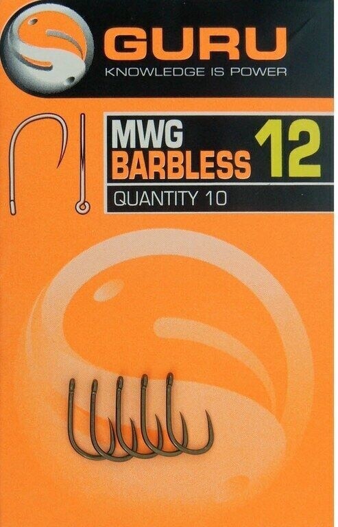 Guru MWG Barbless Hooks