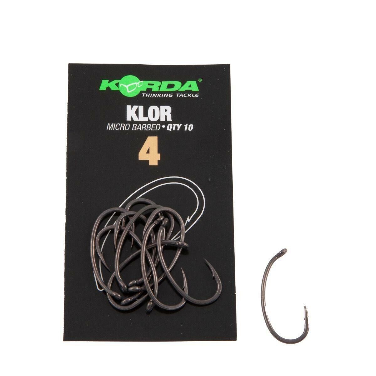 Korda Klor Barbed, Size: Size 4