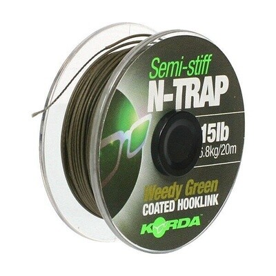 Korda N-Trap Semi Stiff Hook Link Green