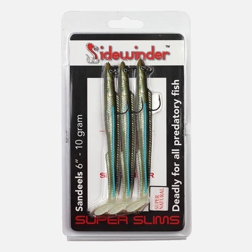 Sidewinder Super Slims 6&quot; 10G, Colour: Natural Blue