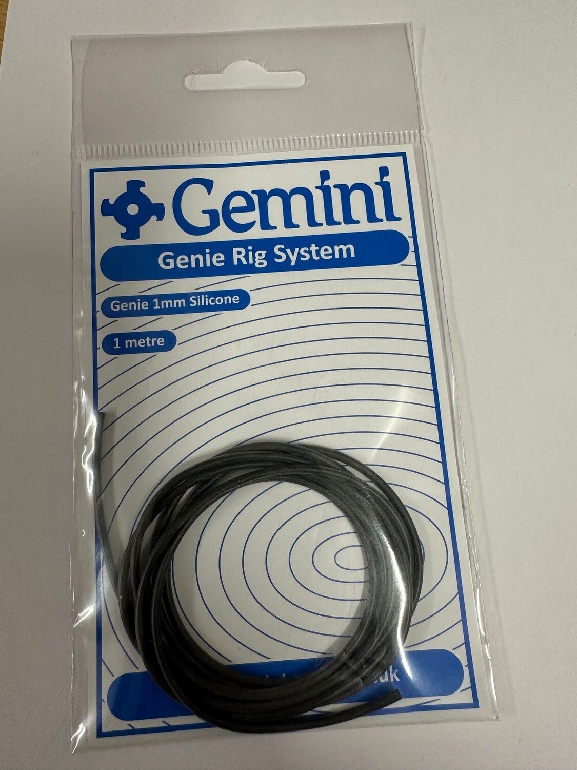 Gemini Genie Silicone Rig Tube, Colour/Weight: black, Size: 1mm