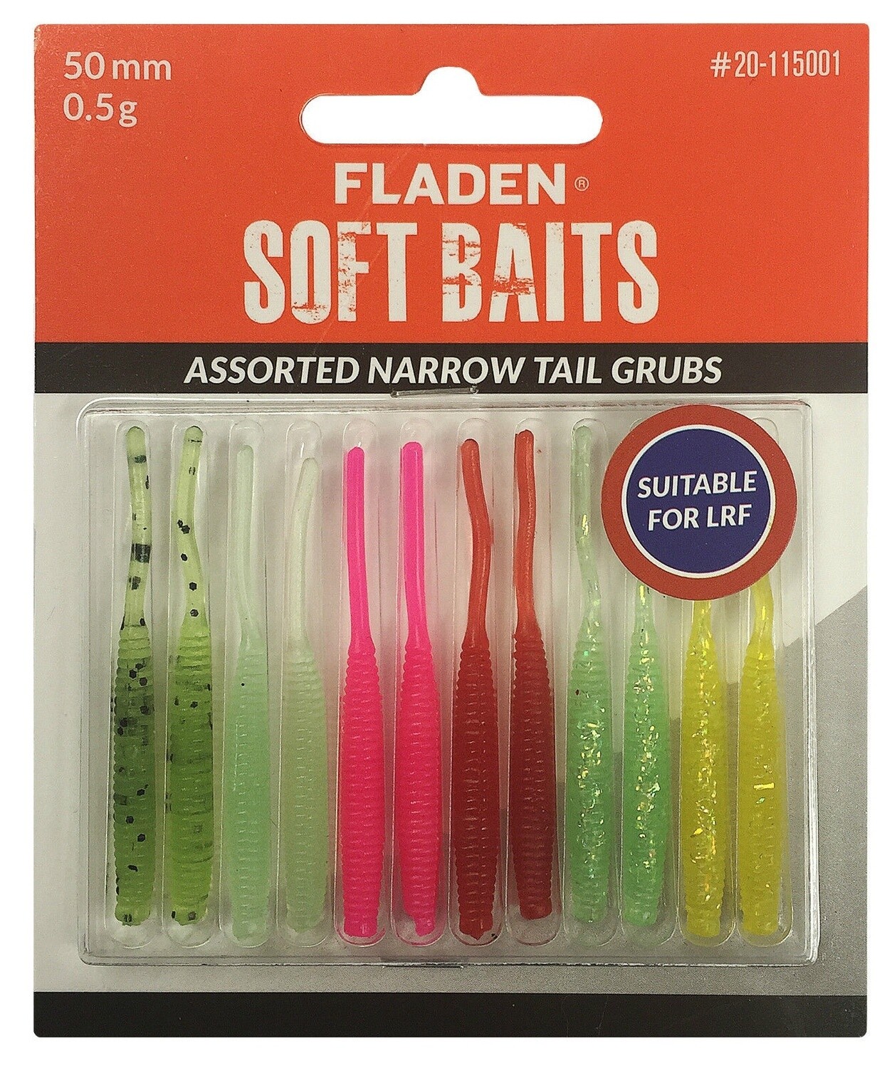 FLADEN NARROW TAIL GRUBS 5CM