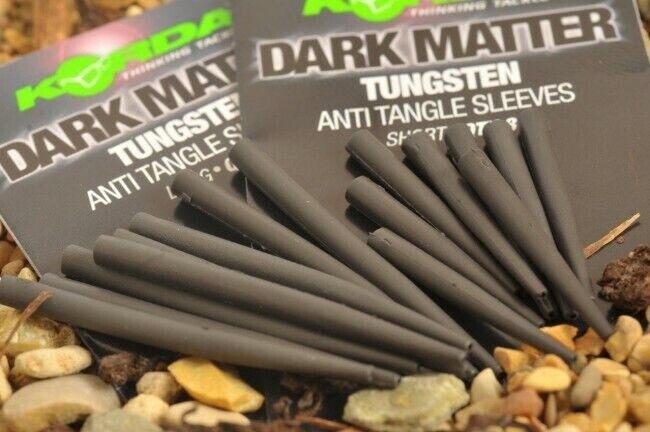 Korda Dark Matter Tungsten Anti Tangle Sleeves, Size: Short