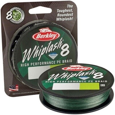 BERKLEY WHIPLASH 8 MOSS GREEN 270M-300M