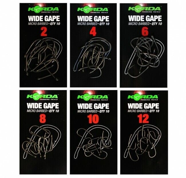 KORDA WIDE GAPE BARBED