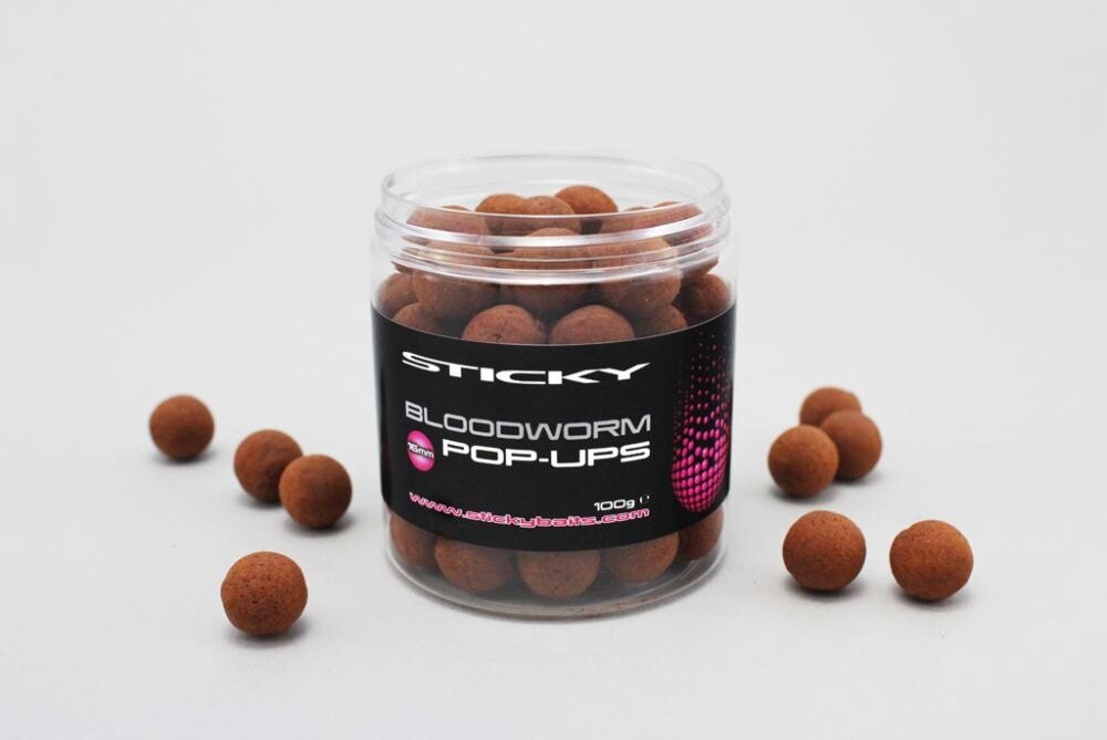 STICKY BAITS BLOODWORM POP UP, Size: 12MM