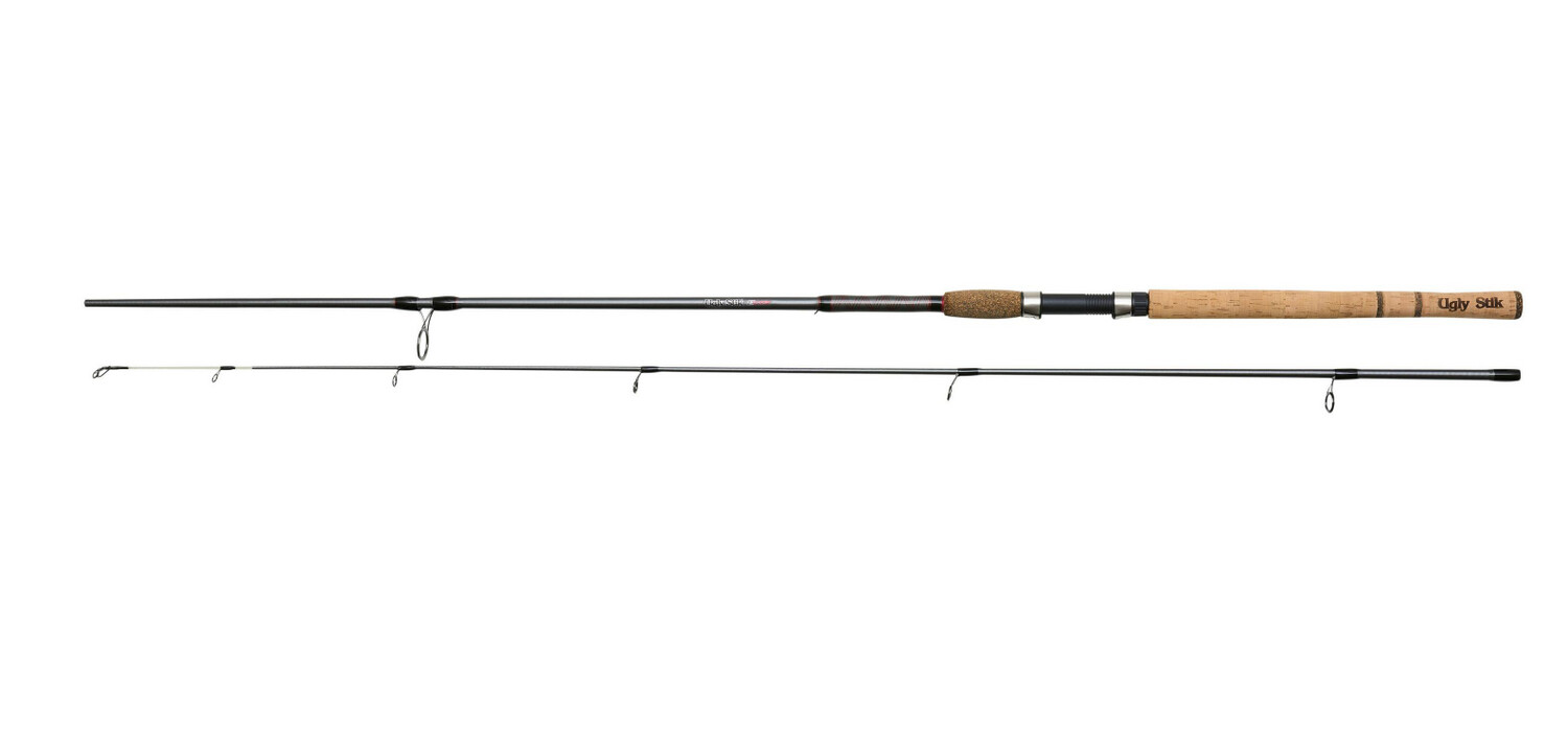 SHAKESPEARE UGLY STICK ELITE SPIN ROD 2PC *Latest Model*, length: 7ft 18-50g
