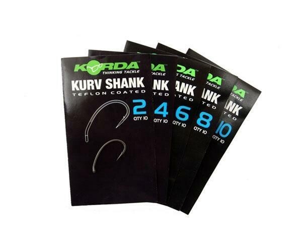 Korda Kurv Shank Barbed, Size: 4