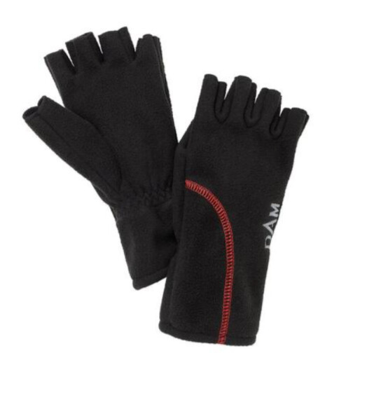DAM WINDPROOF HALF FINGER GLOVE, Size: MEDIUM