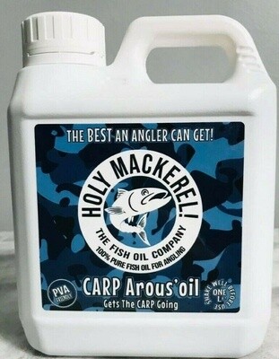 Holy Mackerel Carp Arous Oil 1 Litre Fish Oil