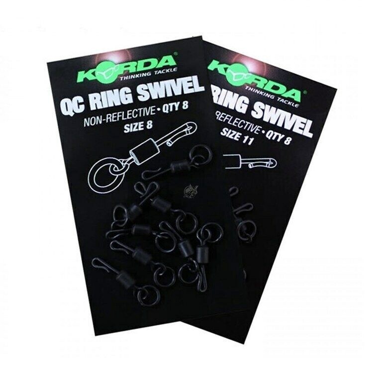 Korda QUICK CHANGE QC RING SWIVEL, Size: 8