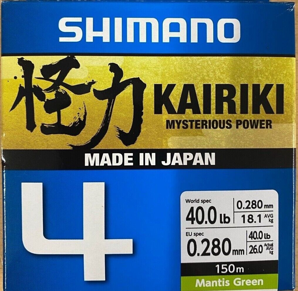 SHIMANO KAIRIKI 150M VERDE MANTIS - Imagen 4 de 6