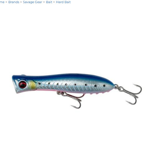 Savage Gear Gravity Popper 40g 13cm, Colour: F Sardine