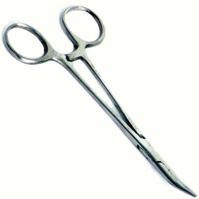 FORCEPS CURVED 8"
