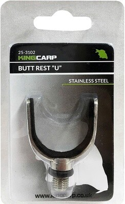 King Carp Butt Rest &#39;U&#39; Stainless Steel