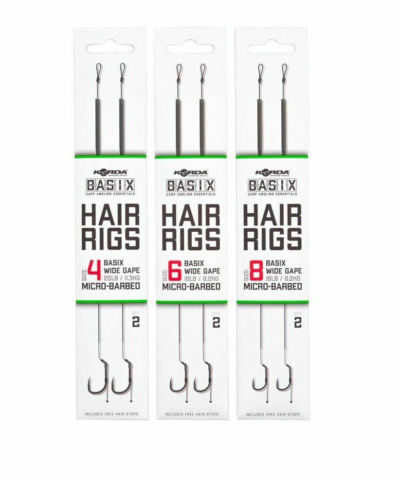 Korda Basix Hair Rigs