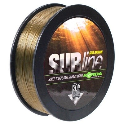 Korda SUBLINE BROWN Monofilament