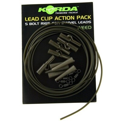 Korda Lead Clip Action Pack Weed Green