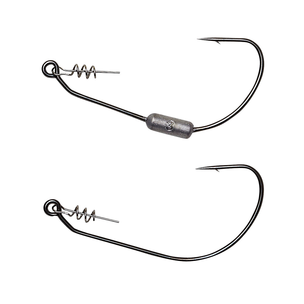 Savage Gear Weedless Corkscrew Hooks 6/0, Size: 6/0 weighted 3g