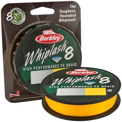 Berkley WHIPLASH 8 CARRIER BRAID 300m Yellow