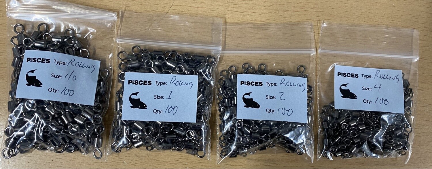 PISCES ROLLING SWIVEL X100, Size: 4