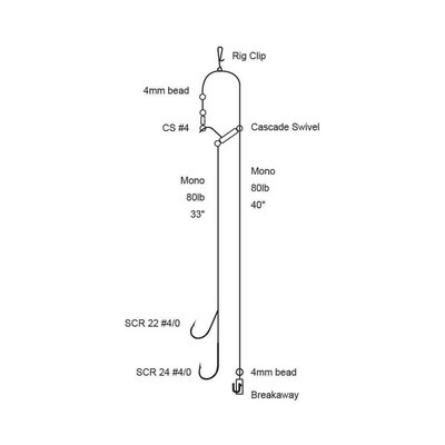 Cox &amp; Rawle Heavy Duty Ray 4/0