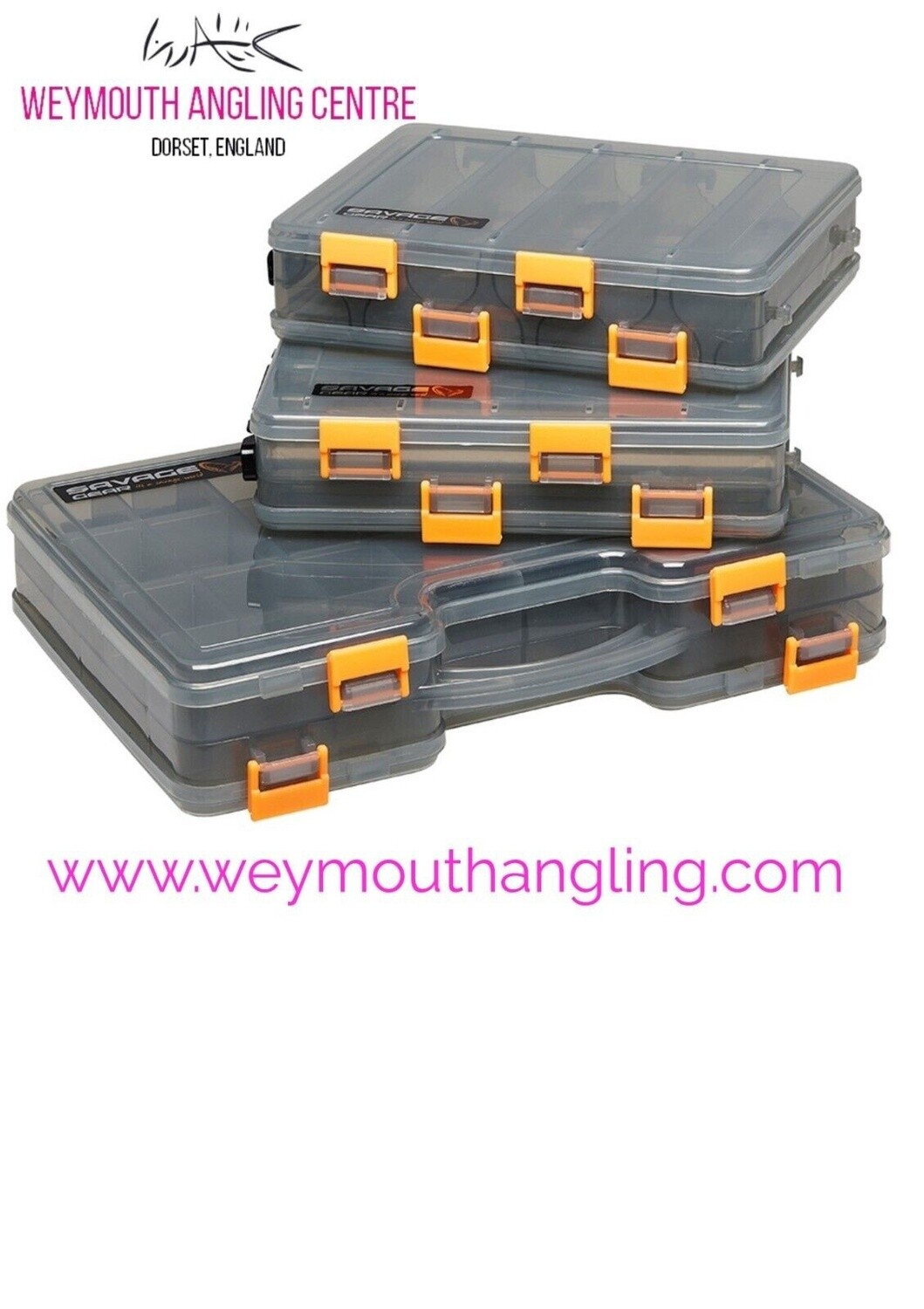 SAVAGE GEAR LURE BOXES, Size: short 20.5x17x4.8cm