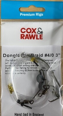 Cox &amp; Rawle DONGLE BRAID RIG 3&quot; 4/0
