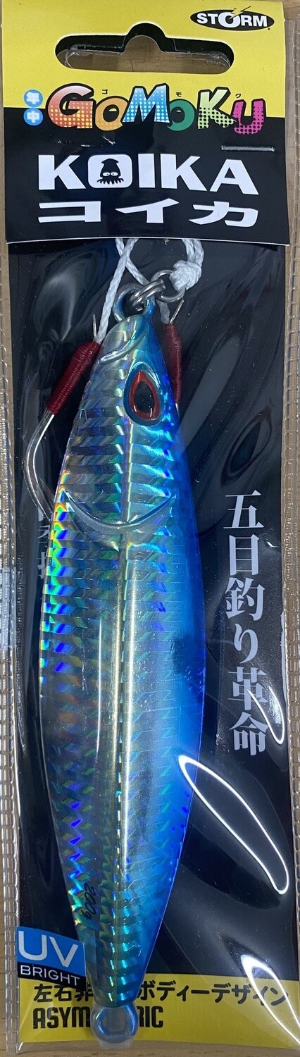 GOMOKU KOIKA JIG 200G, Colour: UV BLUE FUSSIER