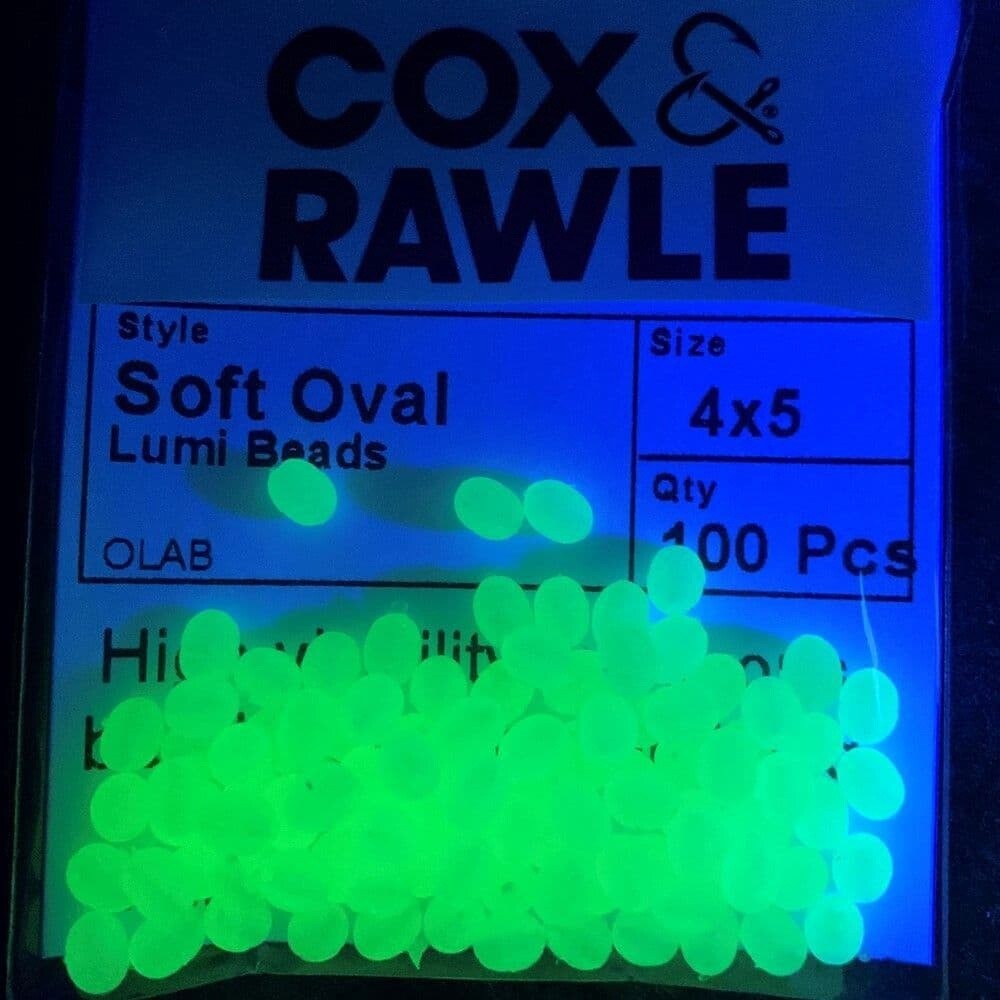 Cox and Rawle Soft Lumi Oval Beads