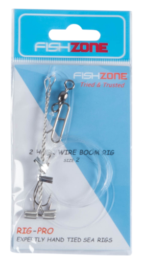 Fishzone 2 Hook Wire Boom Rig Size 2