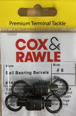 COX &amp; RAWLE BRASS BB SWIVEL SZ 9