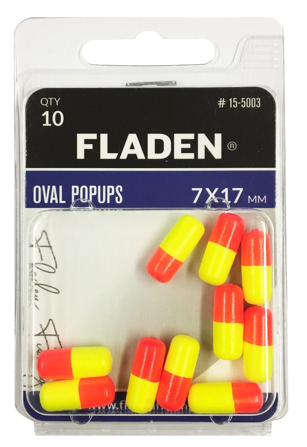 FLADEN OVAL POP UPS RED/YELLOW