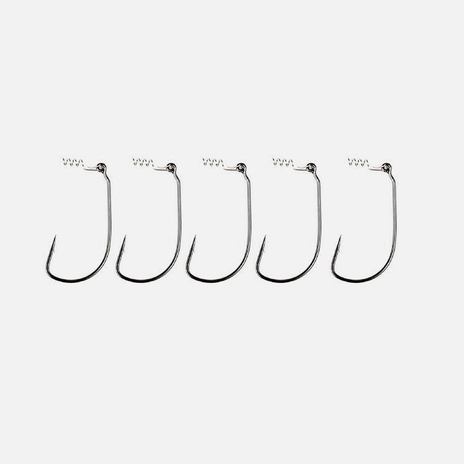 Sidewinder Weedless Spinlock Hook, Size: 4/0