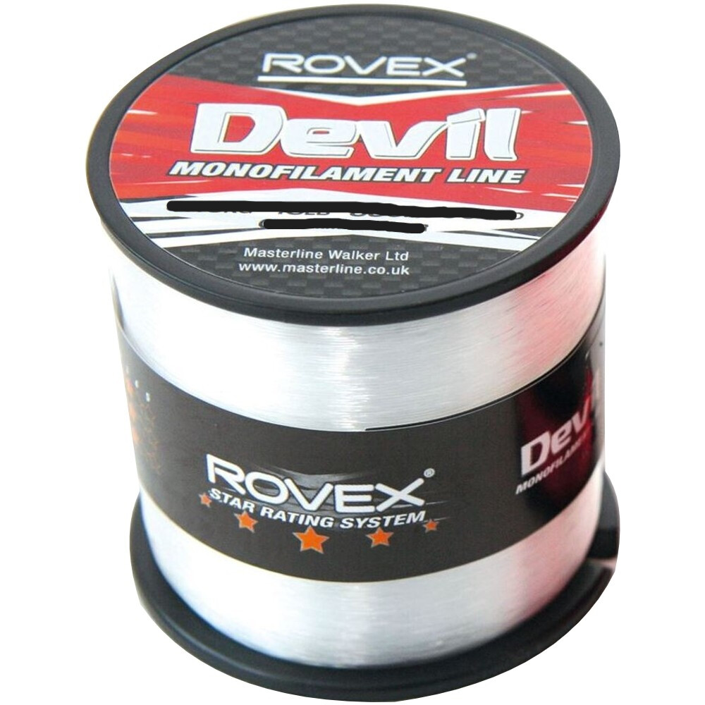 ROVEX DEVIL LINE CLEAR, BREAKING STRAIN: 12LB 0.40MM 1100M 1200 YD