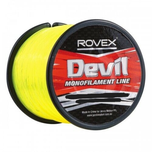 ROVEX DEVIL YELLOW, BREAKING STRAIN: 15LB  0.35MM 1005M 1100YD