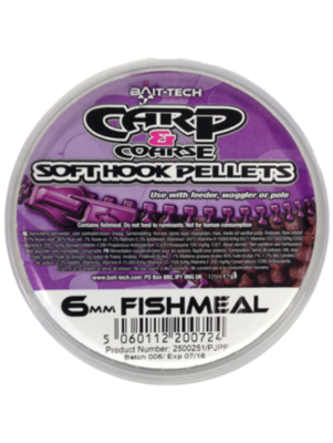 Soft Hook Pellets Fishmeal 6mm (90g)