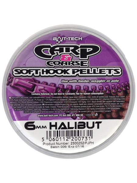 Soft Hook Pellets Halibut 6mm (90g)