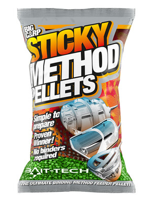 Bait Tech Sticky method Pellets Micros Green (800g)